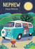 Arty Birthday Card - For Nephew - Campervan created by Rocket68
