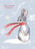 Cute Christmas Card - Rabbit Looking At Star - Christmas Wishes created by Paper Shed Design