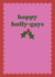 Funny Christmas Card - LGBTQ+ - Happy Holly Gays created by Studio 69