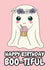 Cute Birthday Card - Ghost - Boo-Tiful created by @Cupsie's Creations