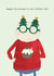 Funny Christmas Card - For Dad - Coolest Dad - Ugly Christmas Jumper created by Rosie Made A Thing