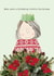 Funny Christmas Card - For Mum - Your Blooming Lovely Mum - Poinsettia created by Rosie Made A Thing