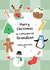 Cute Christmas Card- For Grandson - Sticker Illustrations created by Macie Dot Doodles
