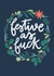 Funny Christmas Card - Festive As Fuck - Wreath created by Happy Introvert