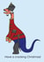 Funny Christmas Card - Nutcracker Dinosaur - Have A Cracking Christmas created by Dinosaurs Doing Stuff
