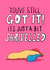Funny Birthday Card - A Bit Shrivelled - Deflated Balloons - For Him created by Running with Scissors