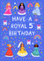 Cute 5th Birthday Card - For Her - Princesses created by Pear Tree Press