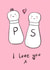 Cute Valentine's Day Card - Salt And Pepper created by Hello Fridays Studio