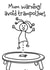 Funny New Baby or Congratulations card for All Mums. Mum warning trampoline created by O'Dials Emporium