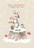 Cute Christmas Card - Rabbit & A Bird - Woodland created by Paper Shed Design