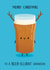 Cute Christmas Card - For Grandson - Pint Of Reindeer Beer created by Sophie Kent Illustration