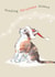 Cute Christmas Card - Christmas Wishes - Tabby Cat created by Paper Shed Design