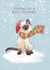 Cute Christmas Card - Merry Christmas - Cat In A Scarf created by Paper Shed Design