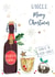 Traditional Christmas Card - For Uncle - Festive Tipple created by Katie Phythian Design