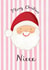 Cute Christmas Card - For Niece - Santa created by Love Lucy Illustration