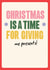 Funny Christmas Card - Hand drawn silly font - time for giving... ME PRESENTS! created by Quitting Hollywood