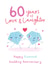Cute Anniversary Card - 60th - Diamond Wedding created by Jess Moorhouse
