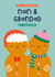Cute Christmas Card - For Nan and Grandad - Gingerbread created by Joanne Hawker