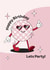 Groovy Birthday card for fun friends - Lets Party! created by Little Prints By Emma
