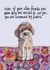 Funny Birthday Card - Fake Friends - Dog created by Tipperleyhill