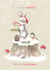 Cute Christmas Card - For Aunty - Rabbit On Tree Stump created by Paper Shed Design