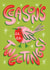 Cute Christmas Card - Pink Robin - Season's Tweetings! created by Angharad Ffion Design 