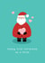 Cute Christmas Card - For New Parents - First Christmas As A Three created by Jessica Rachel Sharp