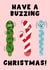 Funny Christmas Card - Have A Buzzing Christmas - Vibrators created by Pink Peach Cards