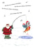 Funny Christmas Card - Fishing Santa - Fish You a Merry Christmas created by Swizzoo