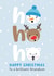 Cute Christmas Card - For Grandson - Rudolph created by Macie Dot Doodles