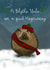 Cute Christmas Card - Wild Scottish Haggis - A Blythe Yule An A Guid Hogmanay created by The Warren Creations