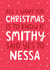 Funny Christmas Card - Gavin & Stacey - Smithy & Nessa created by The Cake Thief