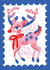 Cute Pun Christmas Card - Pink Reindeer - Deery me! It's Xmas! created by Angharad Ffion Design