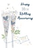 Cheers to 10 Years Wedding Anniversary card created by Katie Phythian Design