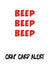 Beep Beep Beep - Crap Card Alert created by Steve Brown