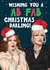 Funny Christmas Card - Absolutely Fabulous - Ab Fab created by Artsy Gift Co