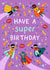 Cute Birthday Card - For Him - Superheroes created by Pear Tree Press