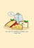 Funny Christmas card - Cheesiest Christmas Card - Cheese Puns created by Rosalie Perl