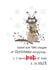 Funny Christmas Card - Cat - Two Stages Of Christmas Shopping created by Dandelion Stationery