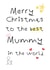 Cute Handwritten Christmas Card For Mummy - For Mum - From Kids - From Baby created by Delicate Point of View