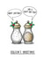 Funny Christmas Card - Salt And Pepper - Season's Greetings created by Go La La!