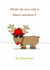 Funny Christmas Card - Reindeer Cracker Joke - Silly created by Swizzoo
