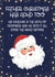 Funny Christmas Card - ADHD - Santa Claus created by Choo Choo