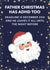 Funny Christmas Card - ADHD - Santa Claus created by Choo Choo