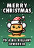 Funny Christmas Card - Bee-Rilliant - Coworker created by Hint of Sarcasm