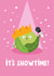Funny Christmas Card - Brussel Sprouts - It's Showtime created by Lucy Maggie Designs