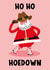 Funny Christmas Card - Santa - Hoedown created by Lucy Maggie Designs