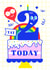 Two Today! Happy Second Birthday Rainbow Cake Card, 2nd Birthday Card created by Creative Joy