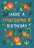Cute 6th Birthday Card - Lions, Tigers & Leopards - Roarsome created by Pear Tree Press