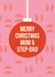 Modern Christmas Card - Retro Bauble - For Mum & Step-Dad created by Cookie Design